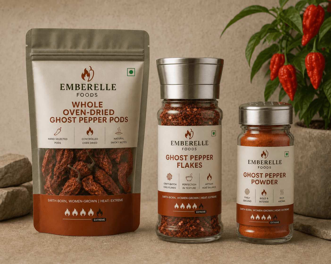 Emberelle Foods collection for wholesale and export